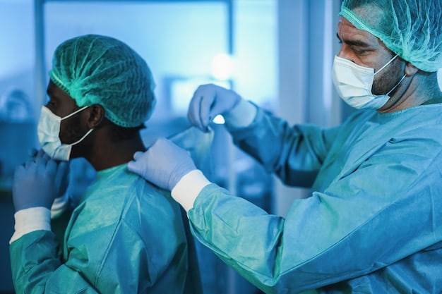 گان یکبار مصرف بیمارستانی با الیاف پلی‌ پروپیلن و پوشش ضد مایع نوآور